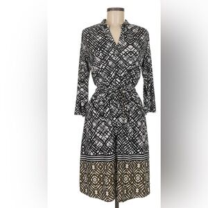 Robert Louis Monochrome Geometric Blouse